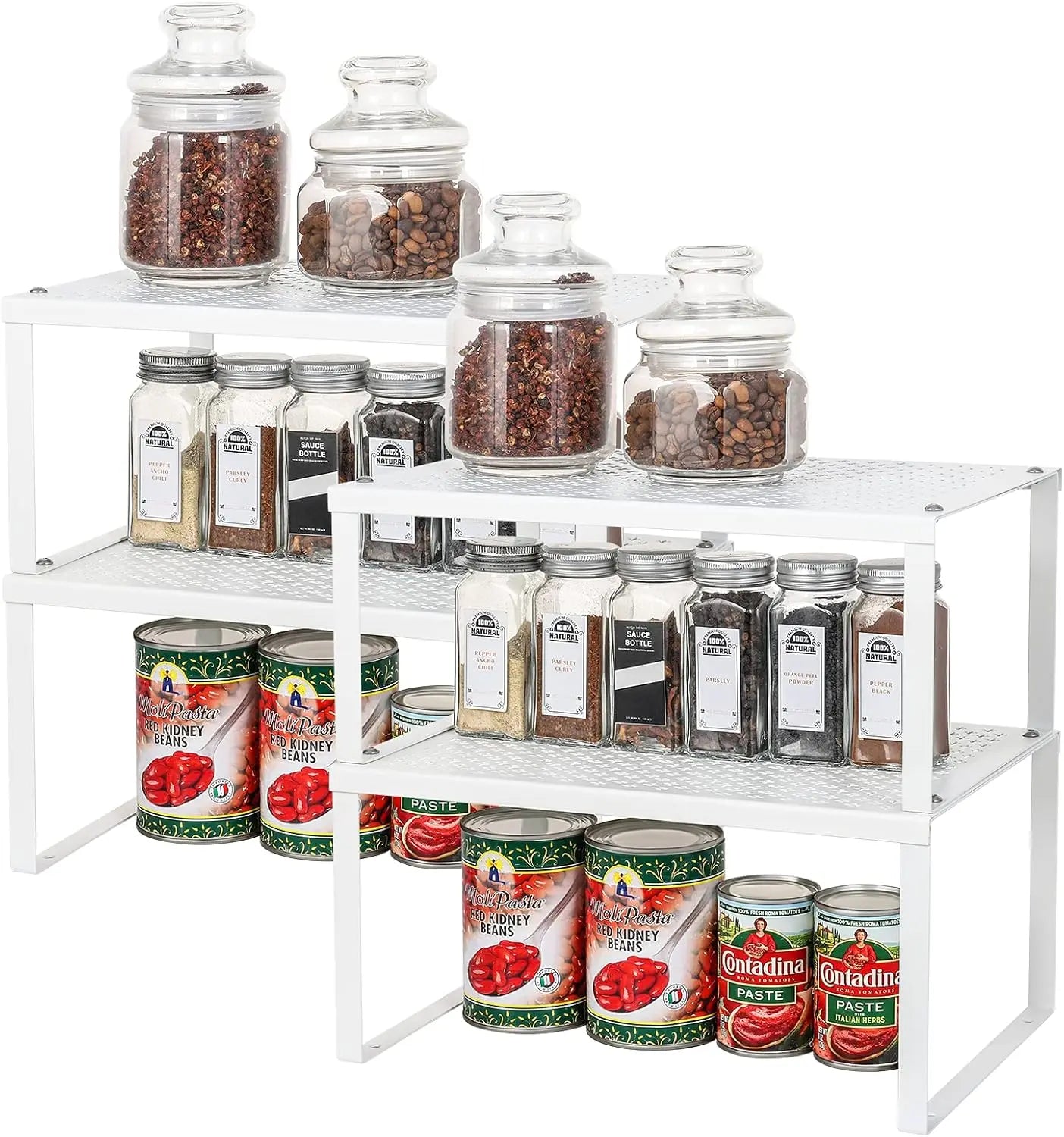 Kitchen cabinet rack storage rack