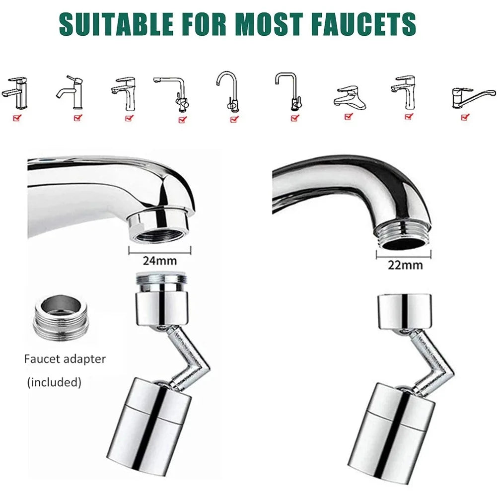 Anti-splash 720°Universal Kitchen Faucet