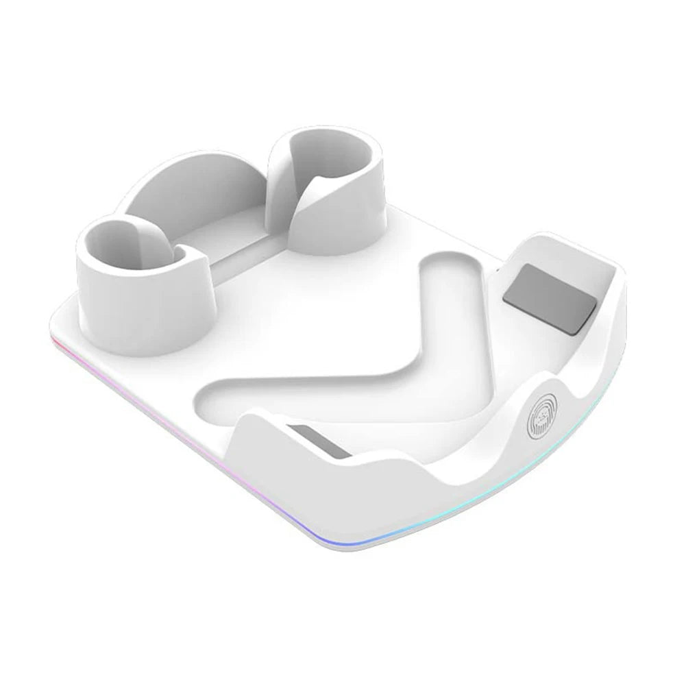 For Meta Quest 3S VR Charging Station Charging Dock Headset Display Stand and Controller Mount for Meta Quest 3S/Quest 3/Quest 2