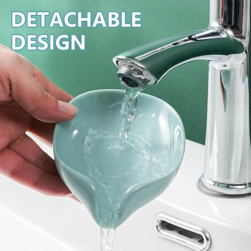 Leaf Shape Soap Holder Drainer