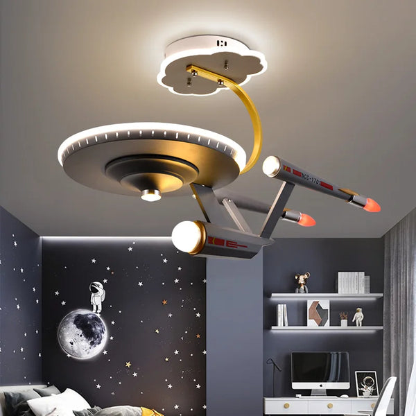 Star Trek Spaceship Ceiling Light Fixture