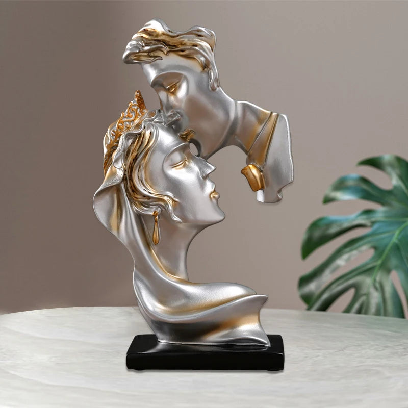 scandinavian accessible luxury kissing ornaments