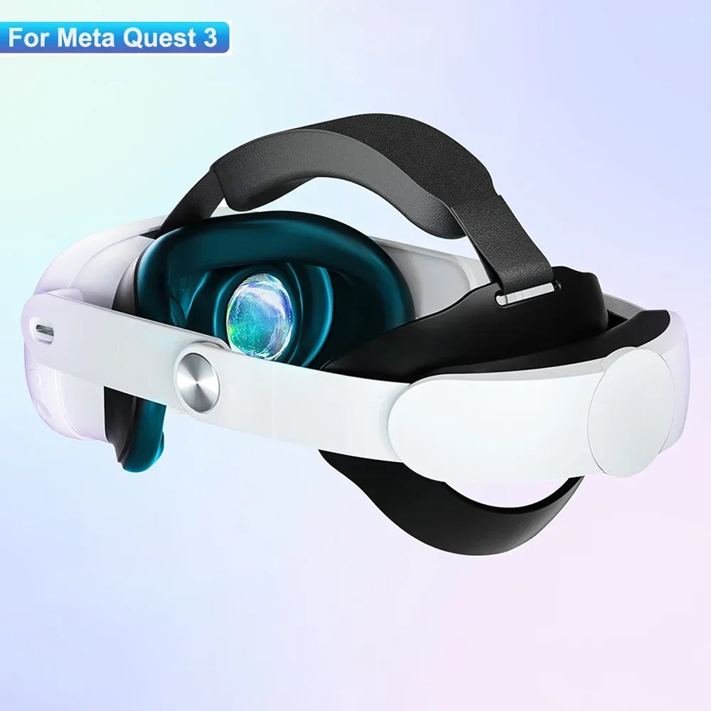 Adjustable Head Strap For Meta Quest 3/Quest 3S VR Headset Elite Strap Replacement Enhanced Comfort Support Headband Accessories