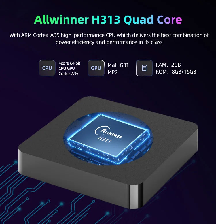 Q10 Android13 8K HDR10+ Smart TV Box Allwinner H313 128G Dual Wifi BT5.0 Set Top Box Media Player with Google Voice Assistant