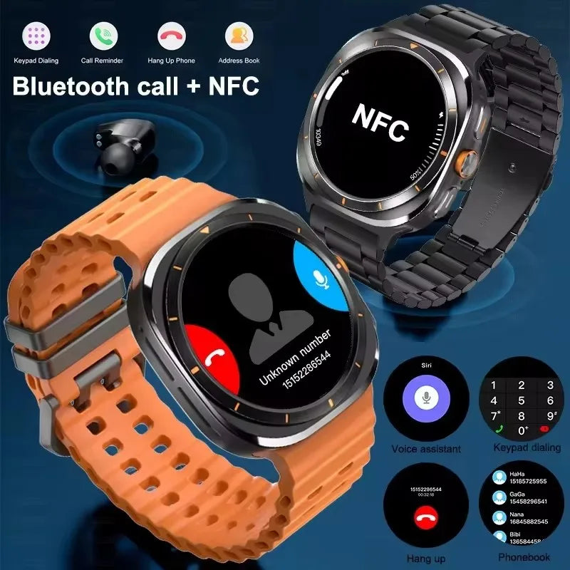 For Samsung Galaxy Watch 7 Ultra Smart Watch Men 32GB Memory NFC Bluetooth Call IP68 Waterproof Outdoor Sport Watch New Upgraded