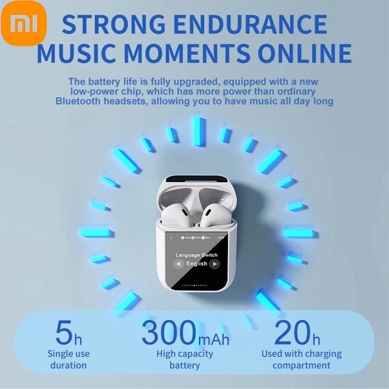 Xiaomi A2 Pro Bluetooth headset Touchscreen Portable TWS HiFi Sound Quality Long Battery Life Sports Waterproof Headphones