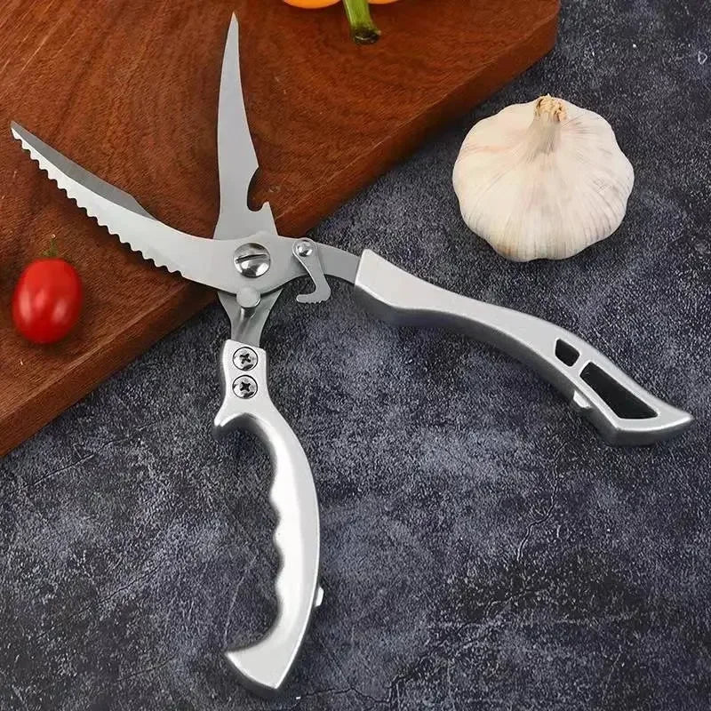 Multifunctional Heavy Duty Stainless Steel Food Scissors