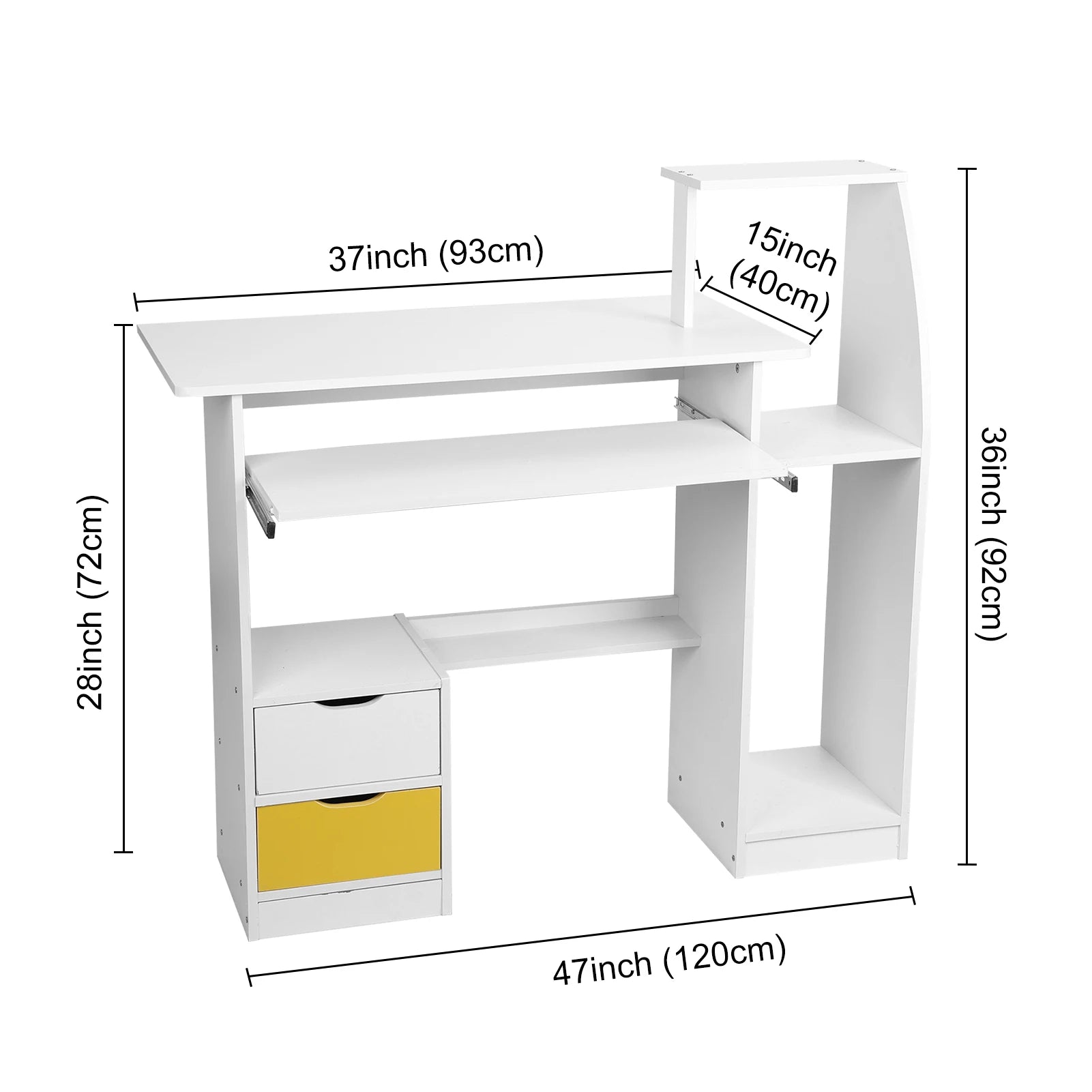 Multipurpose Home Office Computer Writing Desk