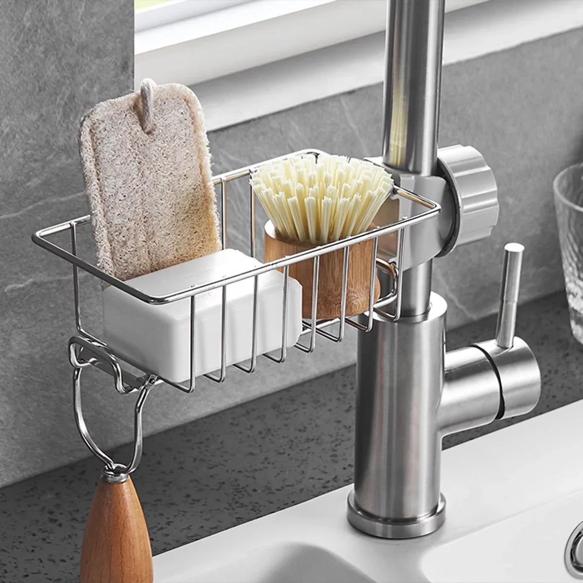 Stainless Steel Sink Drain Rack