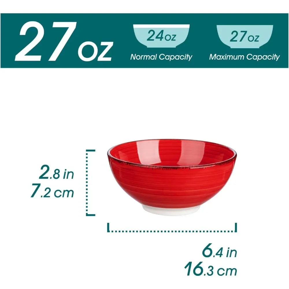 Ceramic Cereal Bowls for Kitchen