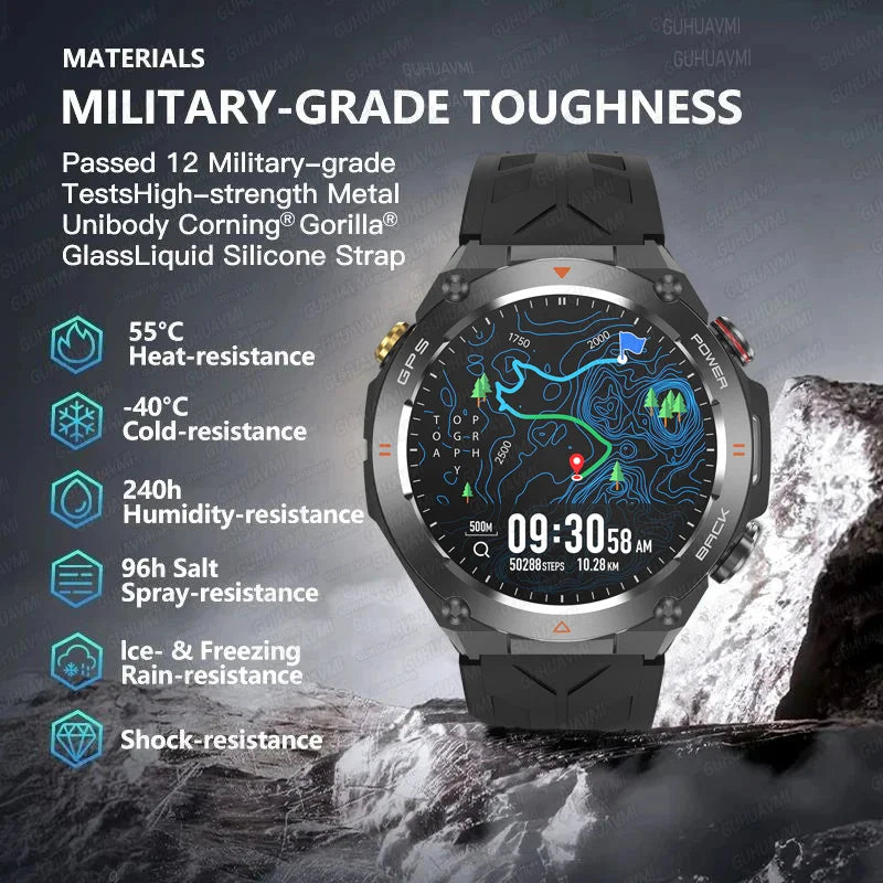 For XIAOMI New GPS Smart Watch 1.45" Ultra HD Display Built-in GPS & Compass Make/Receive Phone Calls 650mAh Battery Braceletes