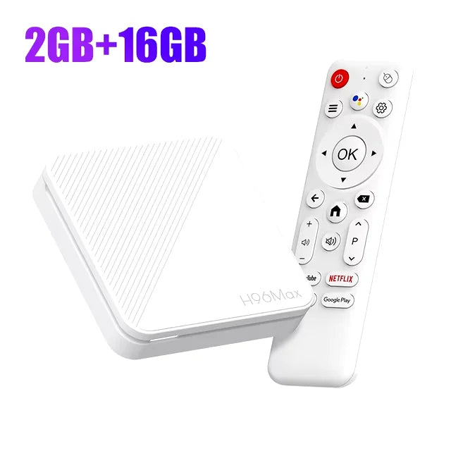 Newest H96 MAX H313 Smart TV Box Android 14 2GB 8GB 16GB Wifi6 BT 4K HD Google Voice Media Player AV1 Set Top Box