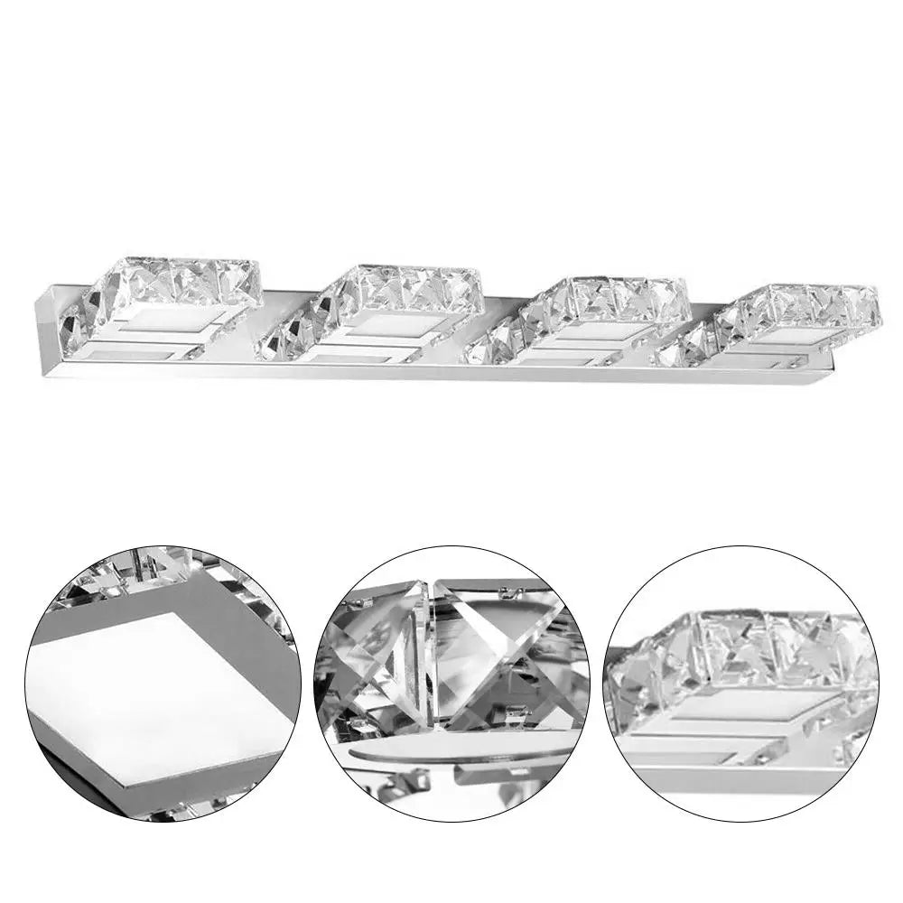 LOYALHEARTD Crystal Vanity Light LED Modern Toilet Wall Lamp