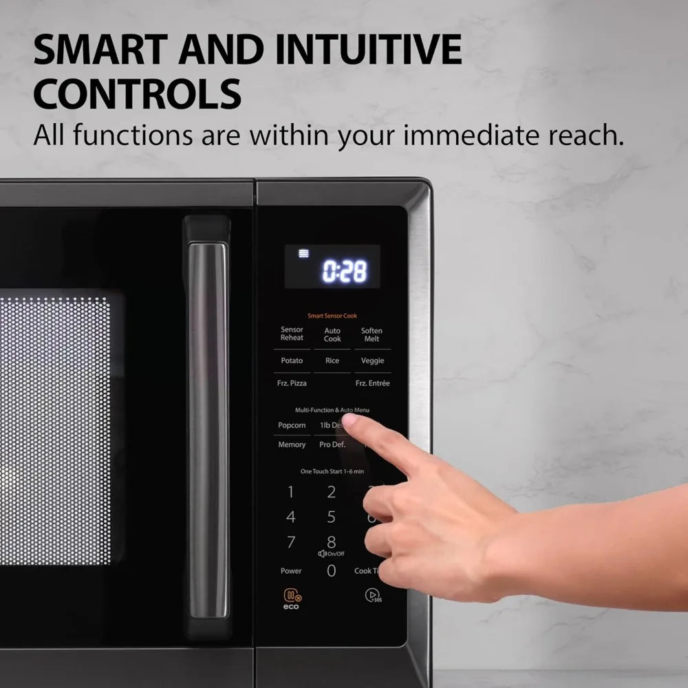 Countertop Microwave Oven With Stylish Design Smart Sensor