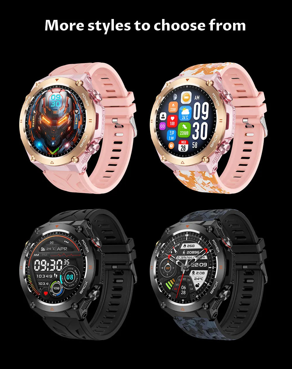 For XIAOMI New GPS Smart Watch 1.45" Ultra HD Display Built-in GPS & Compass Make/Receive Phone Calls 650mAh Battery Braceletes