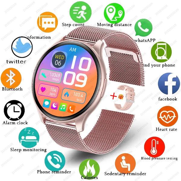 2026 Smartwatch Women & Men  AMOLED 466* HD Pixel Display 1.43 inches Bluetooth Call.