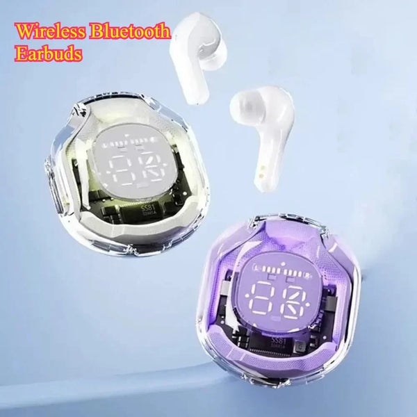 HK6 TWS Wireless Bluetooth 5.3 Earbuds Sport Gaming Headset Noise Reduction Bass Touch Control for Phones