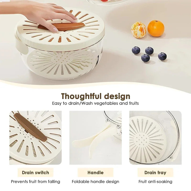 Vegetable Drainer Kitchen Essentials Basin Wash