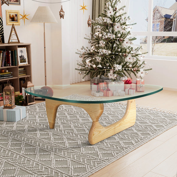 Glass Table Living Room Furniture Home Coffee Table Irregular Modern Simple Dining Table For Bedroom Side Desk Table