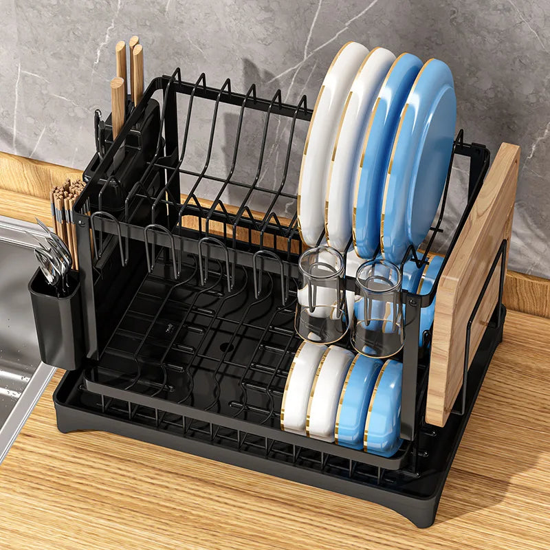 Space Saver Kitchen Dish Bowl Drainer Storage Rack