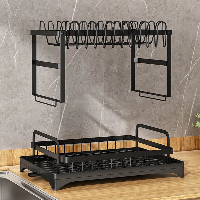 Space Saver Kitchen Dish Bowl Drainer Storage Rack