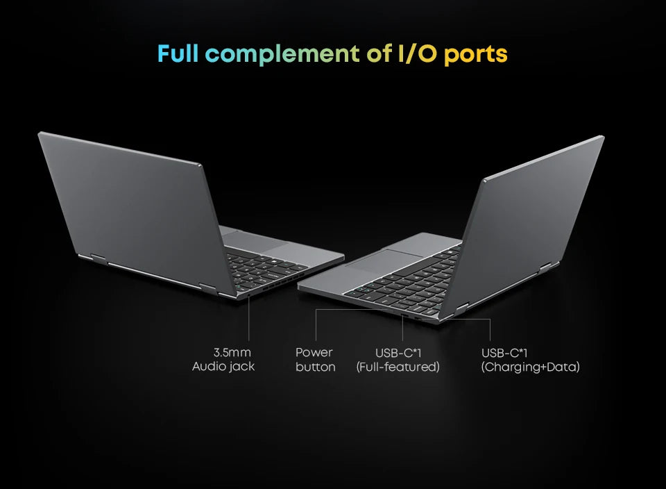 CHUWI MiniBook X Laptop Tablet 2 In 1 Intel N100 /N5100 10.51" FHD IPS Screen 12GB LPDDR5 512G SSD Windows 11 Notebook 1200*1920