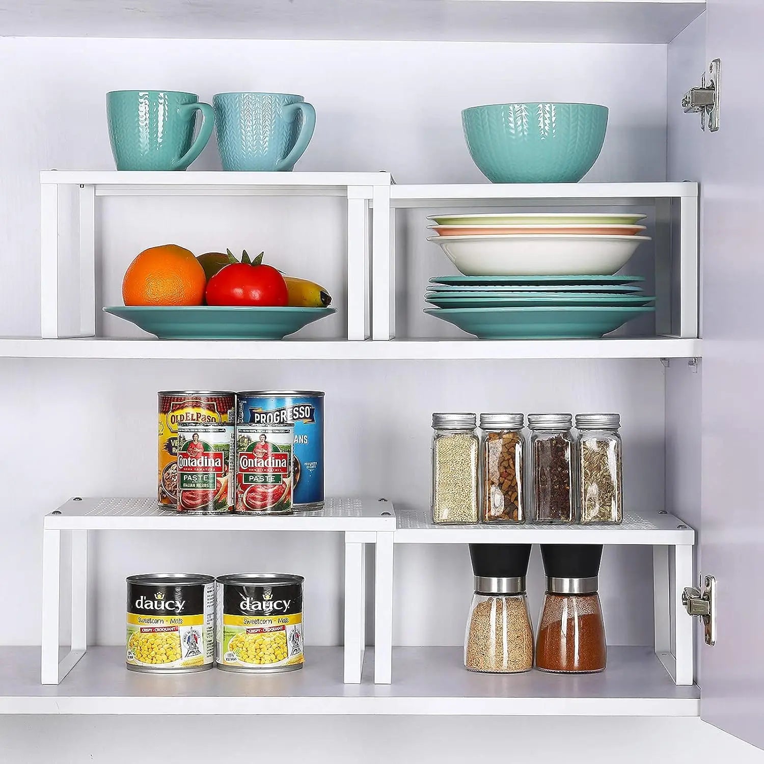 Kitchen cabinet rack storage rack