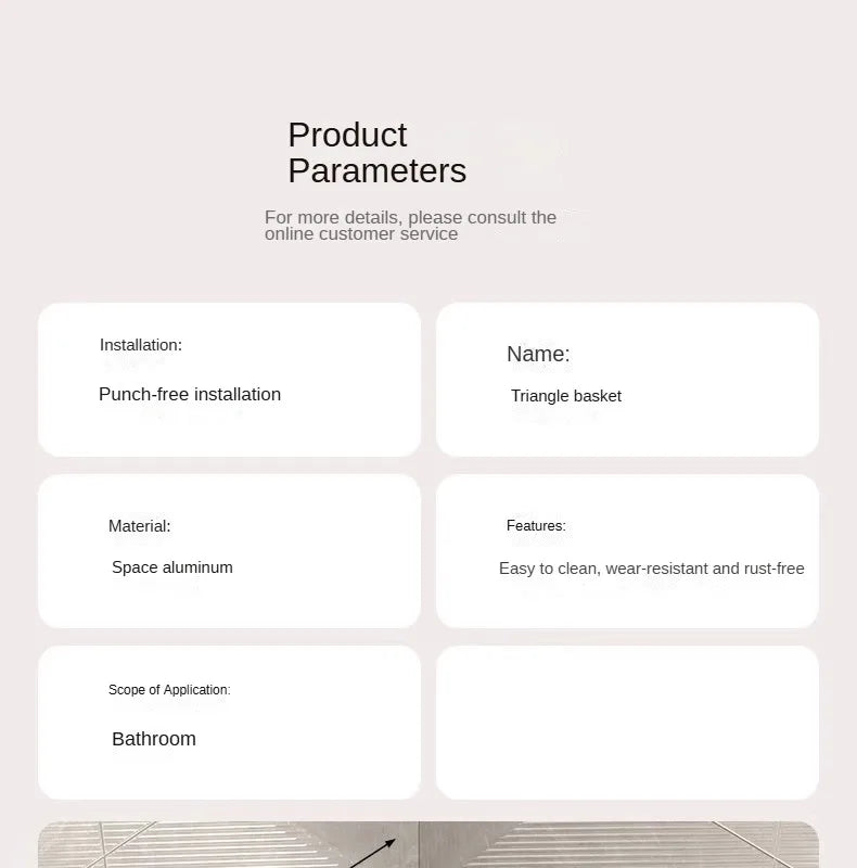 2PCS Bathroom Acrylic Shelves Kitchen Storage Organiser Shampoo Shelf Shower Shelf Bathroom Accessories No Drill Storage Shelf