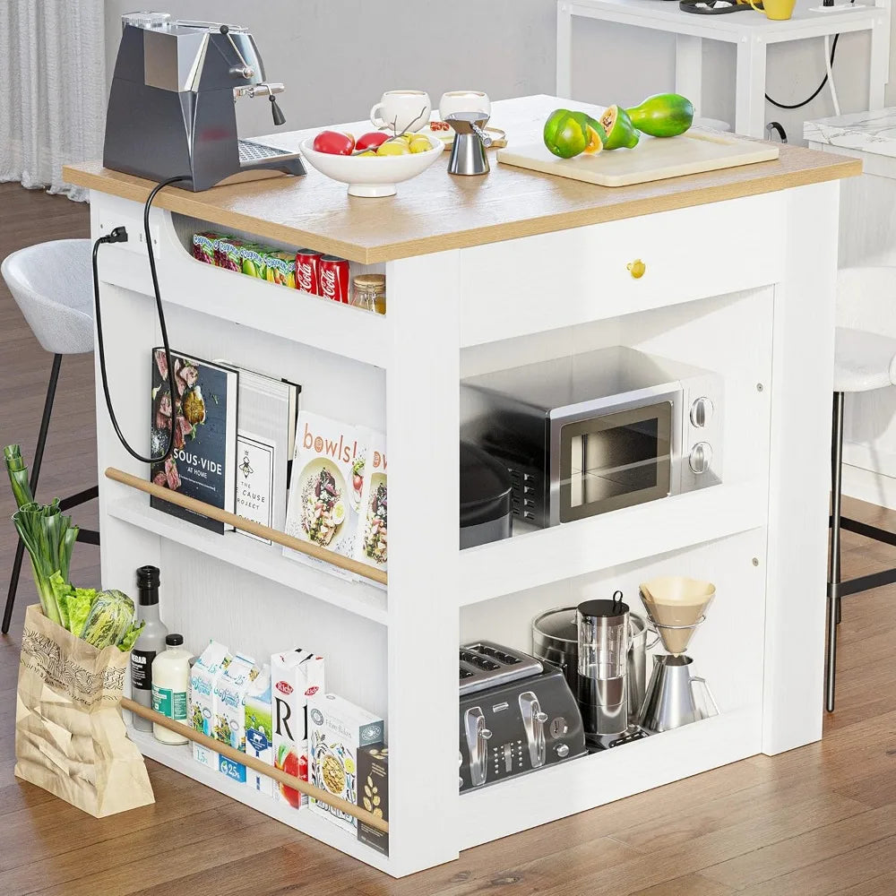 Kitchen Islands & Trolleys with Storage Space