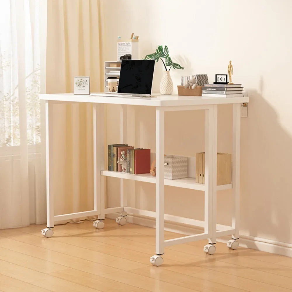 Folding Computer Desk Study Computer Desks For Home Office Nordic Style Portable Computing Stand Multifunctional Foldable Desk