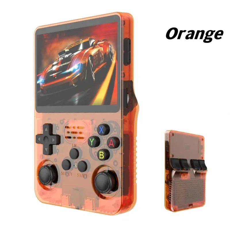 R36S Retro Handheld Video Game Console Linux System 3.5 Inch IPS Screen R35s Plus Portable Pocket Video Player 64GB 128GB