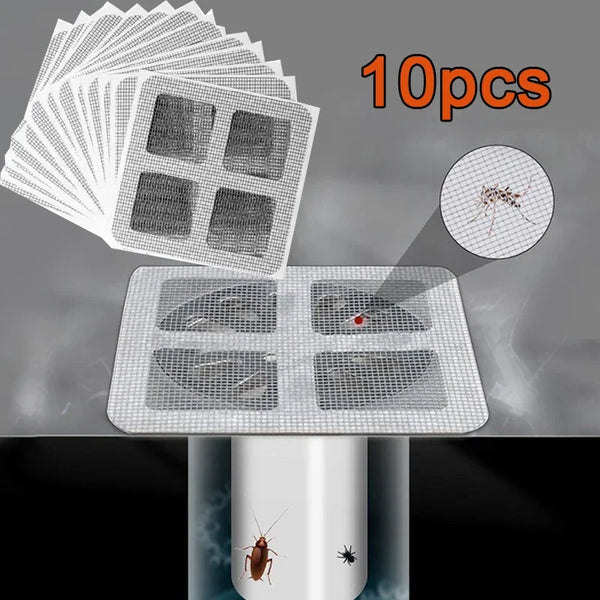 Disposable Shower Drain Hair Catcher Mesh Shower Drain Covers Floor Sink Strainer Filter Hair Stopper For Bathroom Kitchen