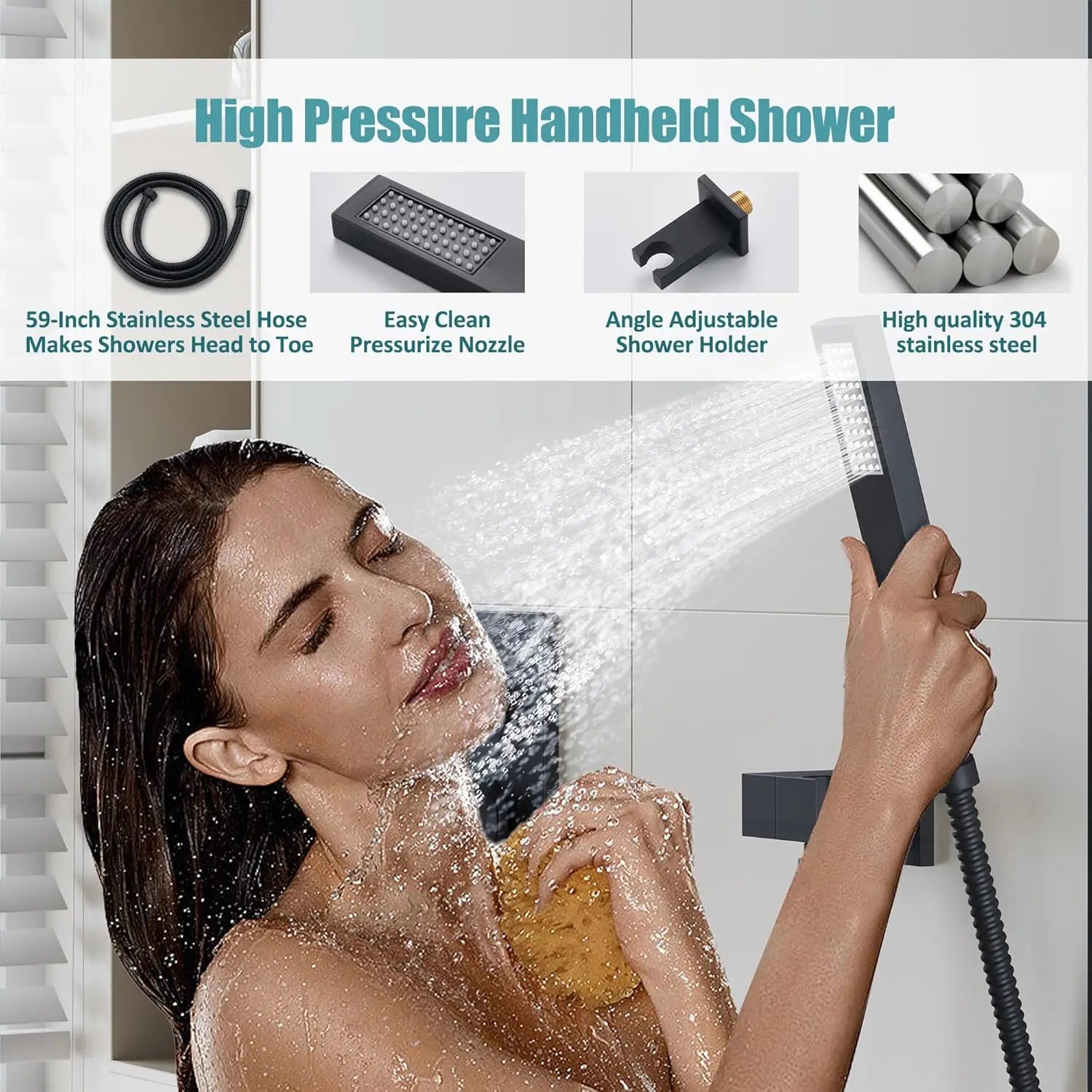 Shower Faucet Set with Pressure Balance Shower Valve