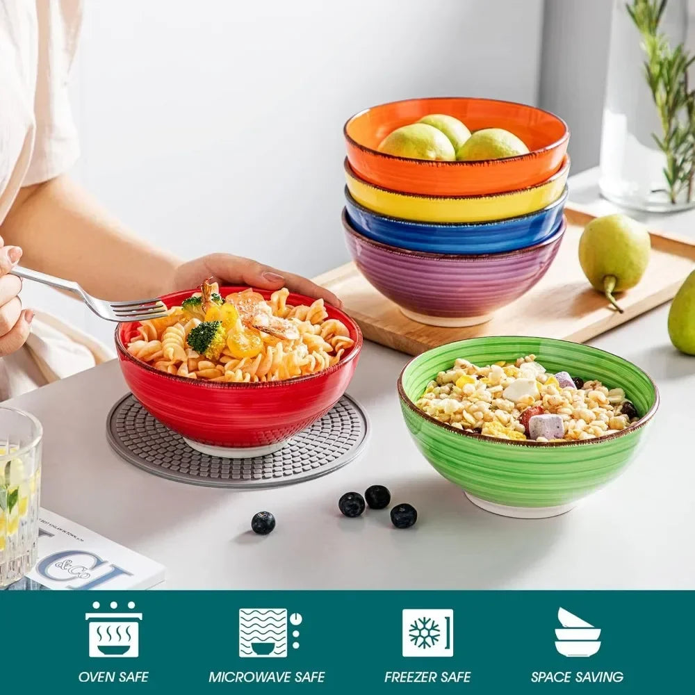 Ceramic Cereal Bowls for Kitchen