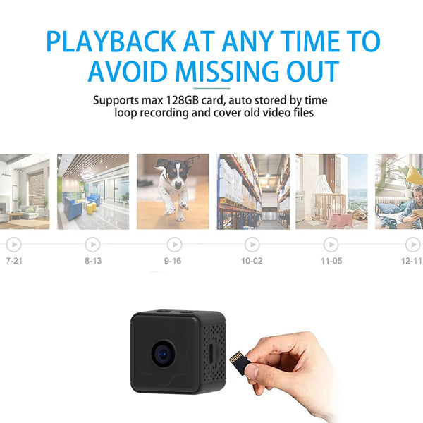 2026 NEW Mini Camera Wireless WiFi Remote Monitor Camera Tiny Home IP Camera No need to plug in Super-long battery life