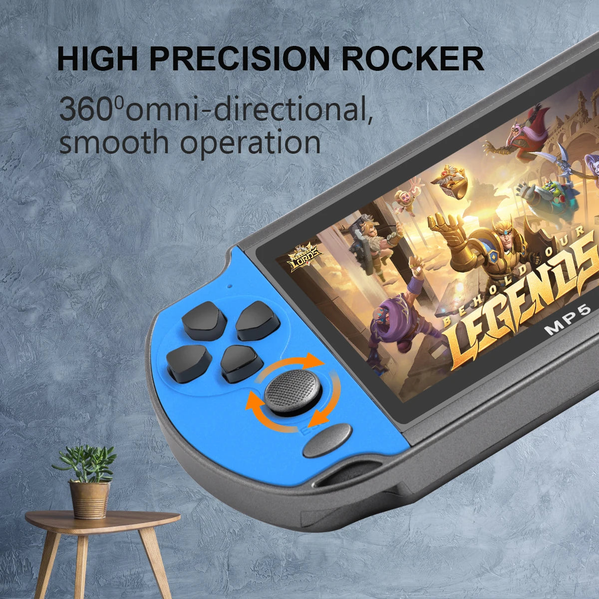 GAMINJA X7 4.3inch Handheld Game Console IPS Screen Video Game Player HD Game Console Built-in 10000 Games For GBA GBC NES GBC