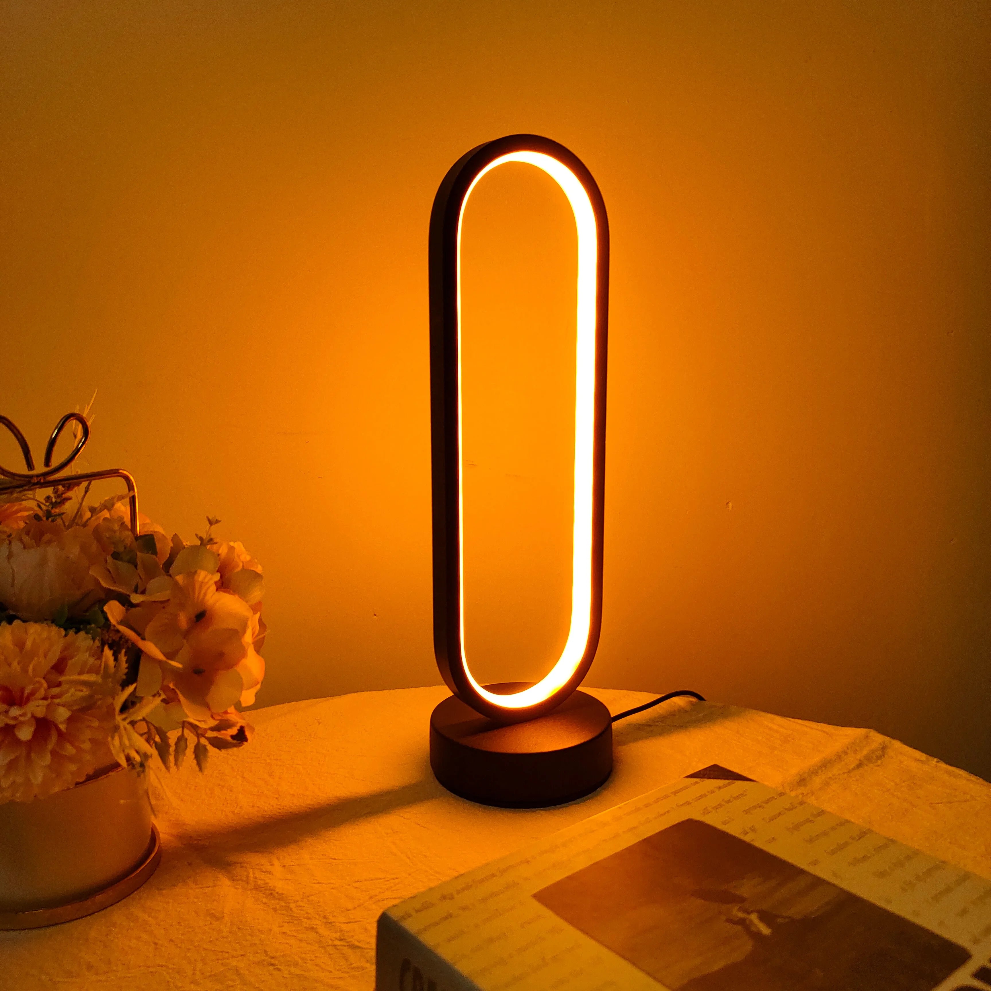 Three-color Dimming Bedside Lamp LED Night Light