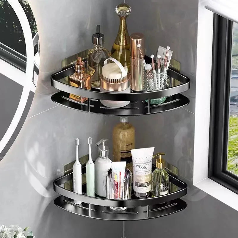 Aluminum Alloy Shampoo Rack Bathroom Shelf