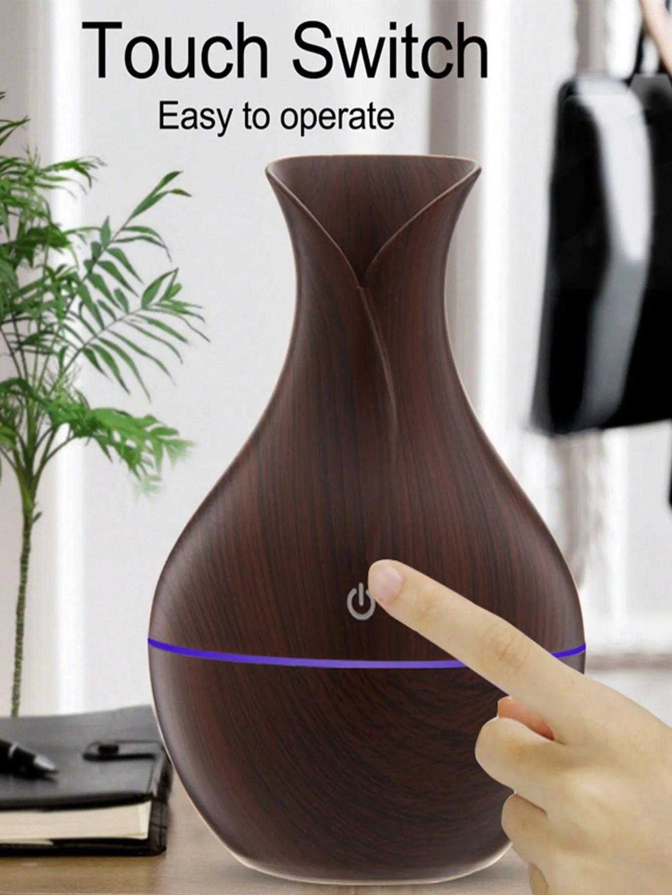 200ml Air Humidifier Essential Oil Diffuser USB Mist Maker Mini Humidificador with Colorful Light for home office car