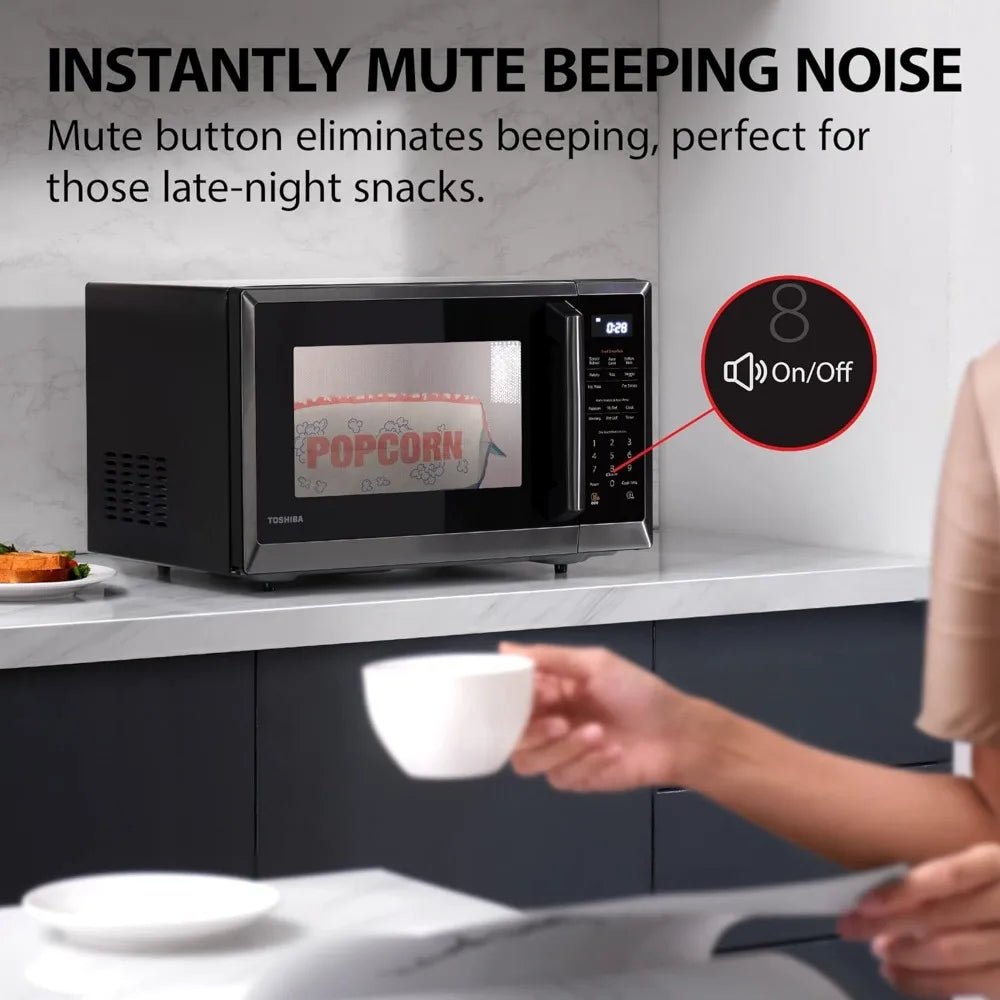 Countertop Microwave Oven With Stylish Design Smart Sensor