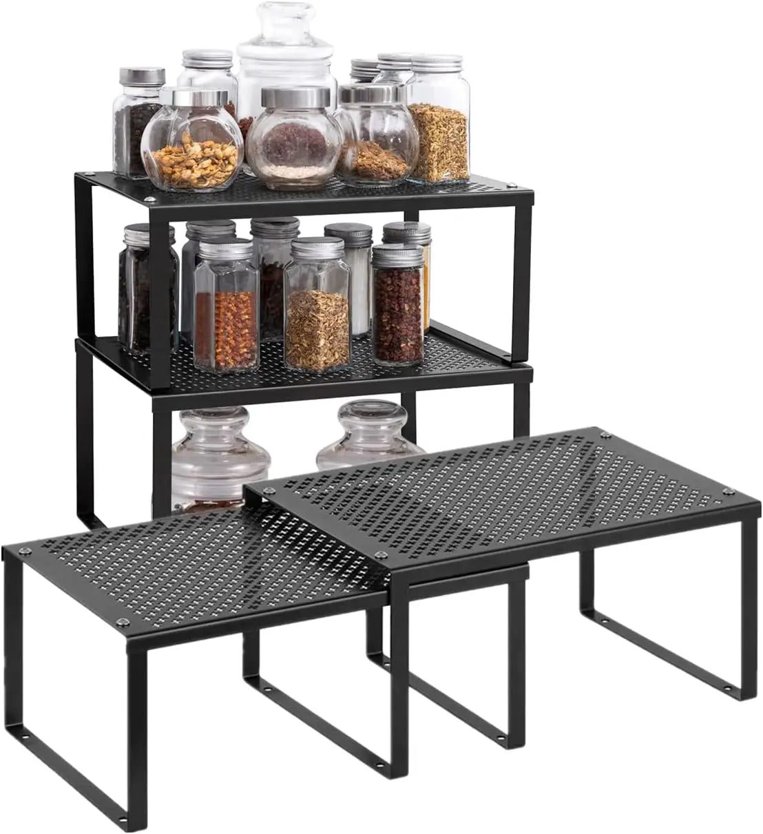 Kitchen cabinet rack storage rack