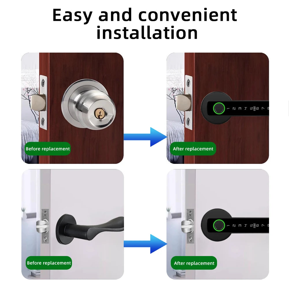 RAYKUBE M5 US Tuya BLE Smart Door Lock