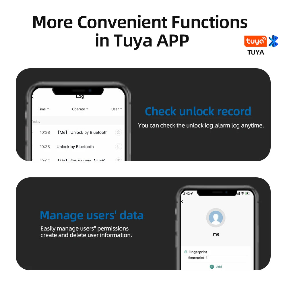 RAYKUBE M5 US Tuya BLE Smart Door Lock