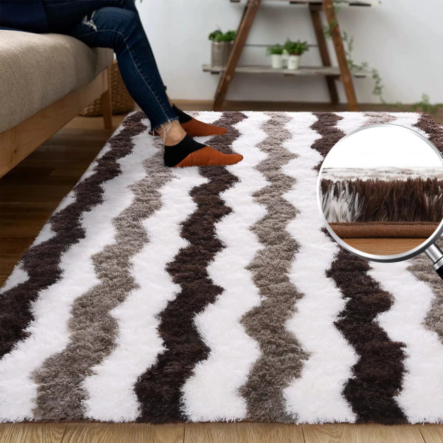 NOAHAS Soft Shaggy Plush Area Rugs