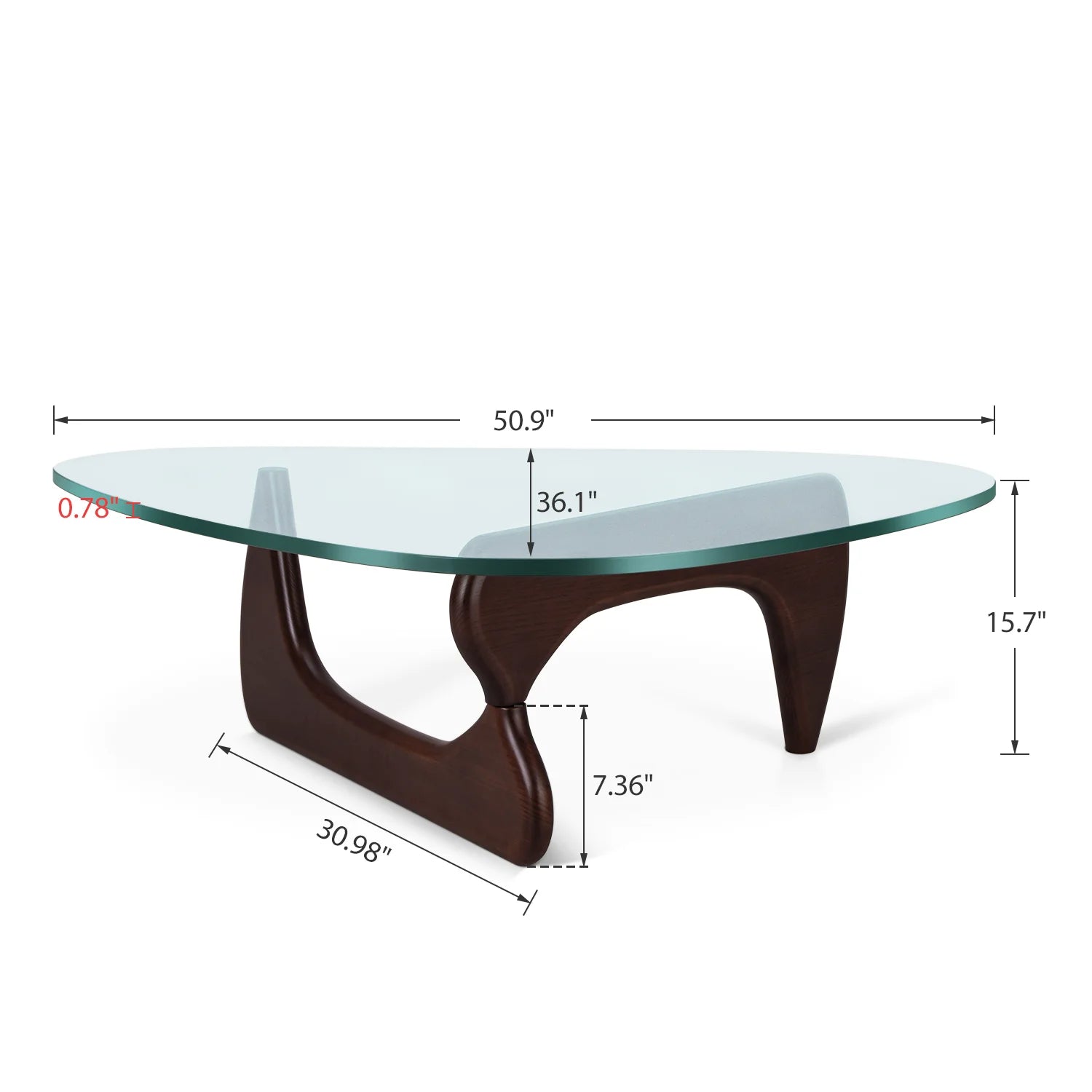 Glass Table Living Room Furniture Home Coffee Table Irregular Modern Simple Dining Table For Bedroom Side Desk Table