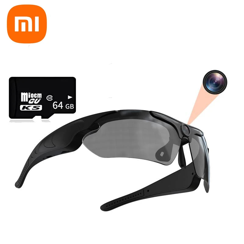Xiaomi New Sunglasses With 1080p High-definition Mini Camera Smart Glasses Cycling Recorder Outdoor Sports Recording Goggles