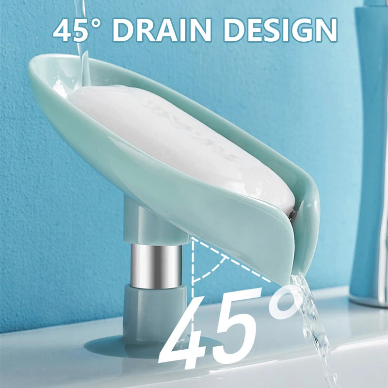 Leaf Shape Soap Holder Drainer