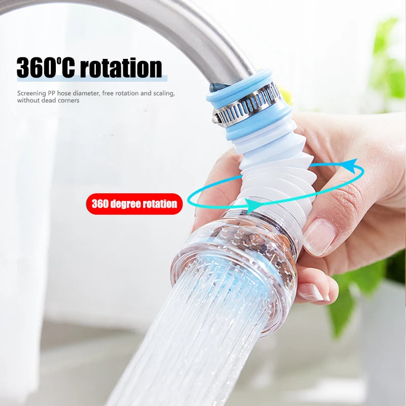 Universal 360 Rotation Faucet Bubbler Swivel Water Saving Economizer Head Shower Kitchen Faucet Nozzle Adapter Sink Accessories