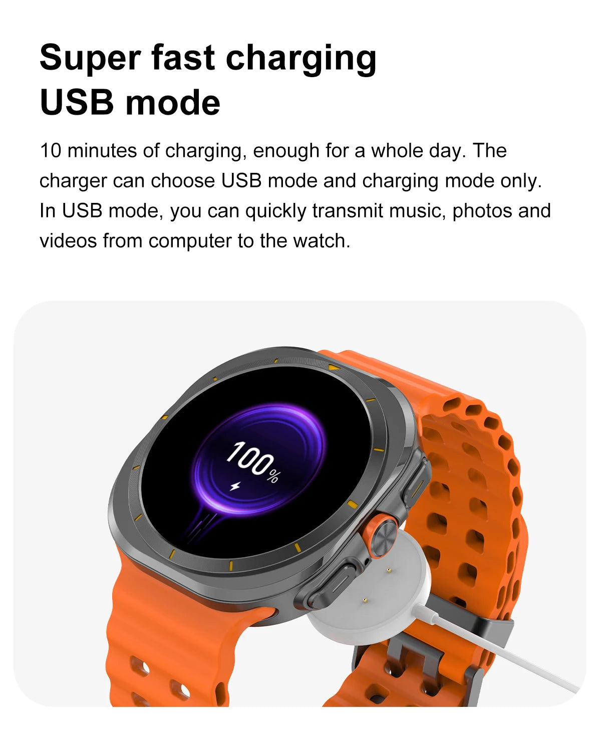 For Samsung Galaxy Watch 7 Ultra Smart Watch Men 32GB Memory NFC Bluetooth Call IP68 Waterproof Outdoor Sport Watch New Upgraded