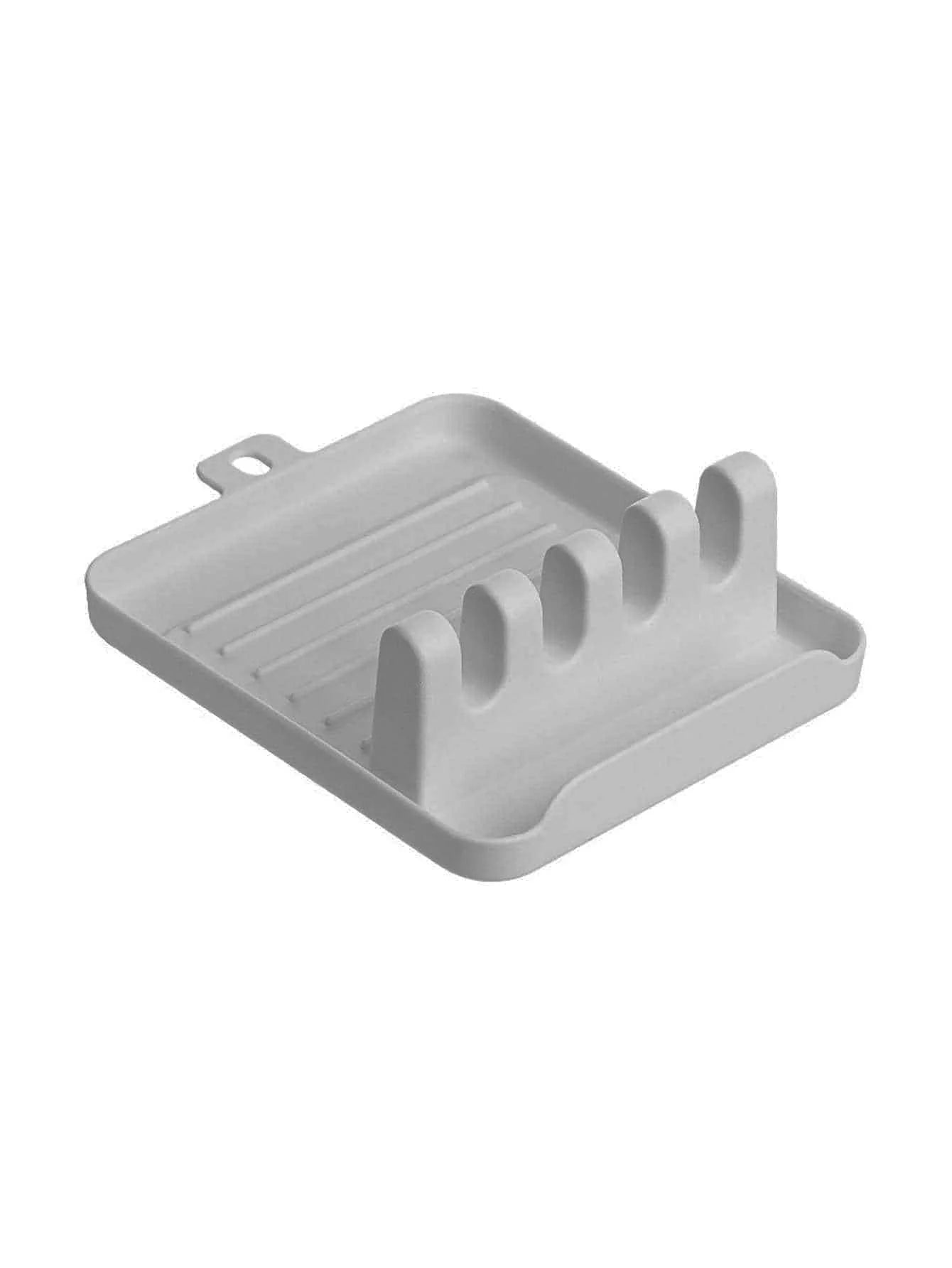 Household countertop spatula drain pot lid rack